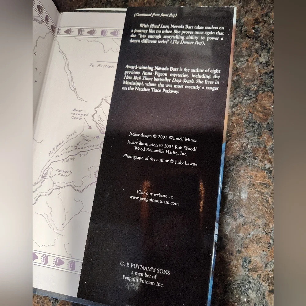 Blood Lure by Nevada Barr Hardcover